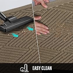 HIYARD Durable Front Door Mat, Absorbent Muddy Dirt