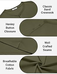 COOFANDY Summer Shirts for Men T Shirts Cotton