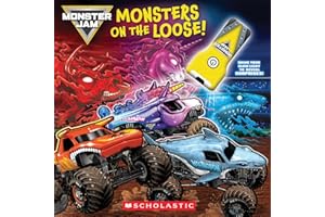Monster Jam: Monsters on the Loose! (Board Book with Flashlight)