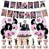 Harry Styles Birthday Decorations Harry Styles Birthday Party Supplies Harry Styles Party Decorations Set Includes Banner Bal