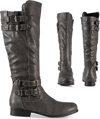 chloe knee high leather boots