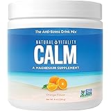 NATURAL VITALITY Orange Calm Magnesium Drink Mix, 8 OZ