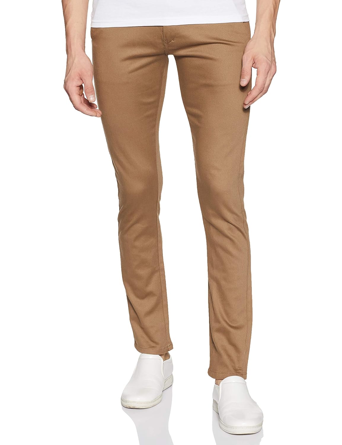 Buy Diverse Men's Slim Fit Casual Trousers at Amazon.in