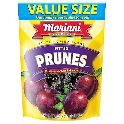 Mariani Pitted Prunes 36oz Pack Of 1 Sweet Tender Superfruit No Sugar Added Good Source Mariani Pitted Prunes 36oz Pack Of 1 Sweet Tender Superfruit No Sugar Added Good Source