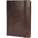 TORRO Case Compatible with iPad Pro 12.9” 6th / 5th / 4th Gen - Genuine Leather iPad Pro 12.9 2022 Case with Stand Function, 