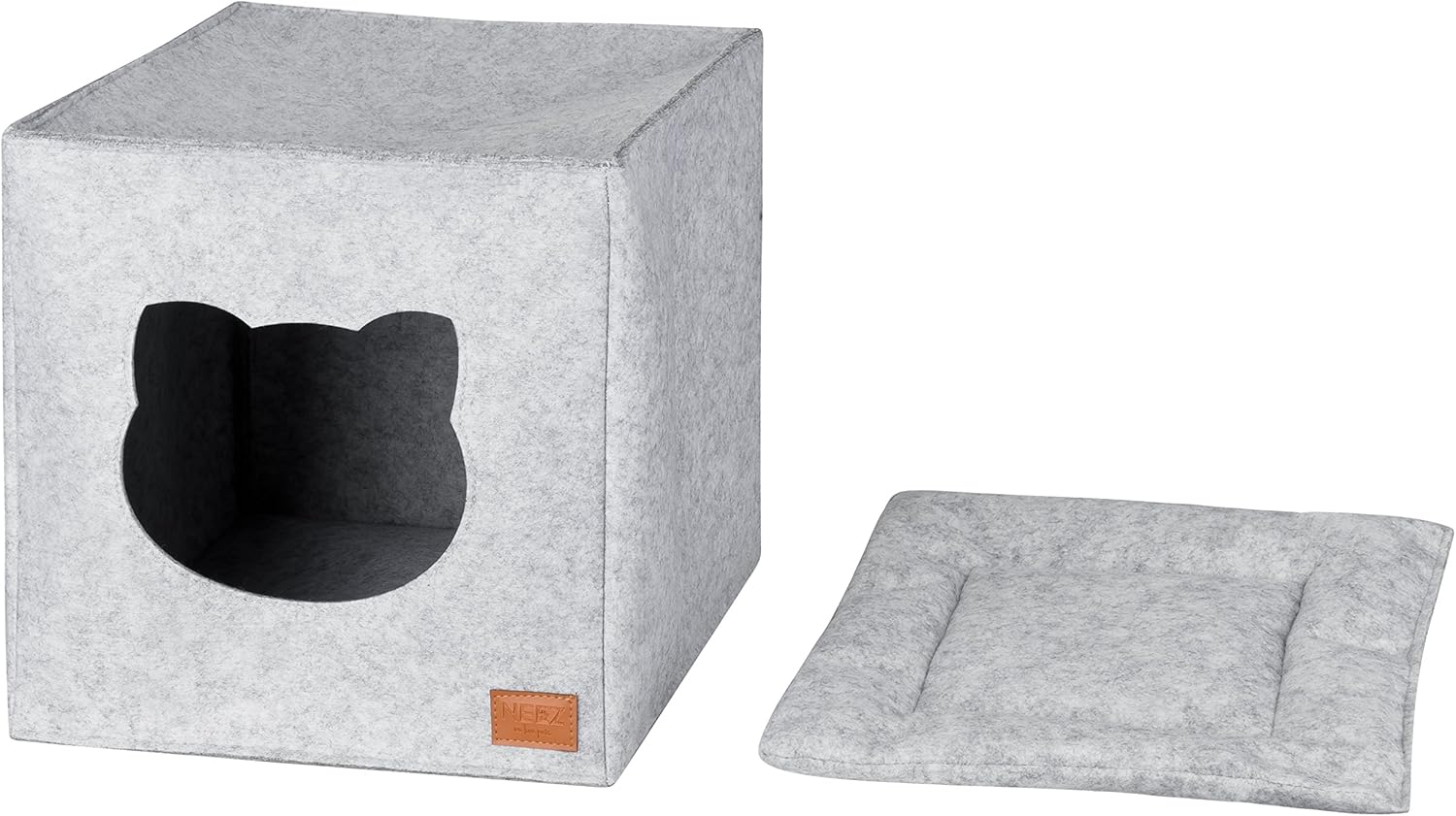 Neez Panier Chat Niche A Chat Pour Etagere Ikea Kallax Black Basic Amazon Fr Animalerie