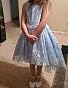 IGirlDress High Low Lace Flower Girl Dress | With Rhinestone Belt, Sizes 2-20, For Pageants & Special Occasions - View #5