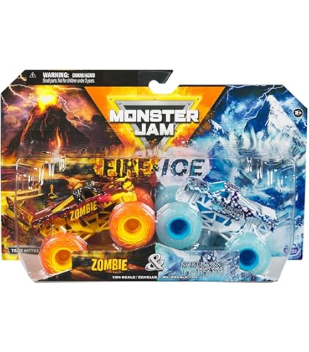 Amazon.com: Monster Jam 2024 Fire & Ice 1:64 Diecast Monster Truck