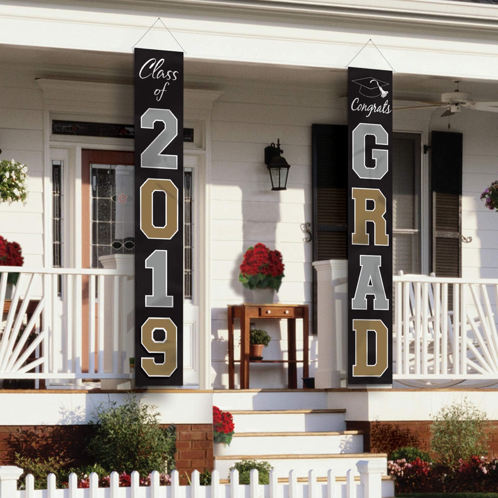2019 Graduation Grad Hanging Flag Set