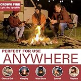 Topline 500 Instant Fire Starter Sachets Refillable Tube Waterproof Wood Burner view 6