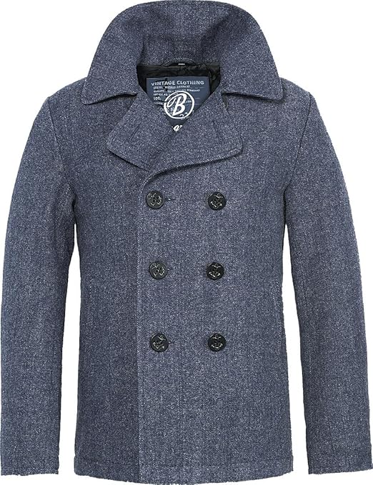 Brandit PEA Coat Jacke blau