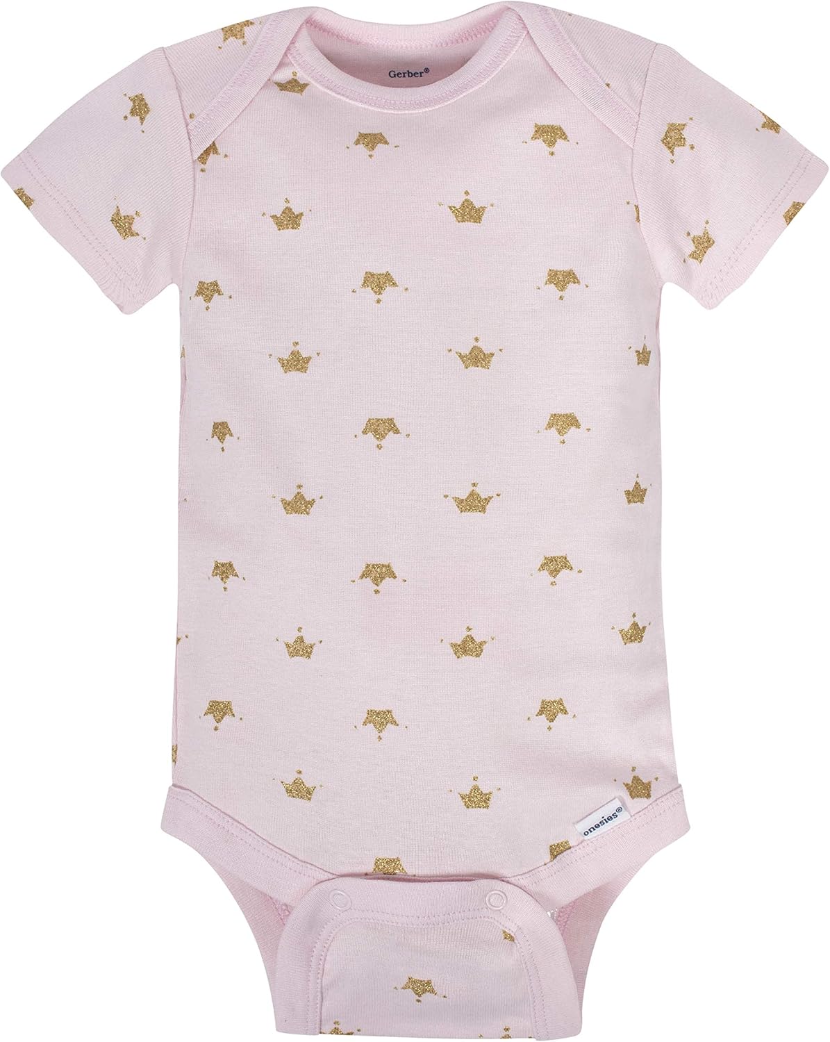 Gerber Girls' 8 Pack Short Sleeve Onesies Bodysuits, 0-3 Months: Sports & Outdoors