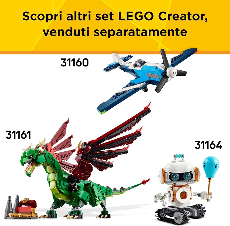 Creator 3 in 1 Animali selvatici: ragno trasformista 31159