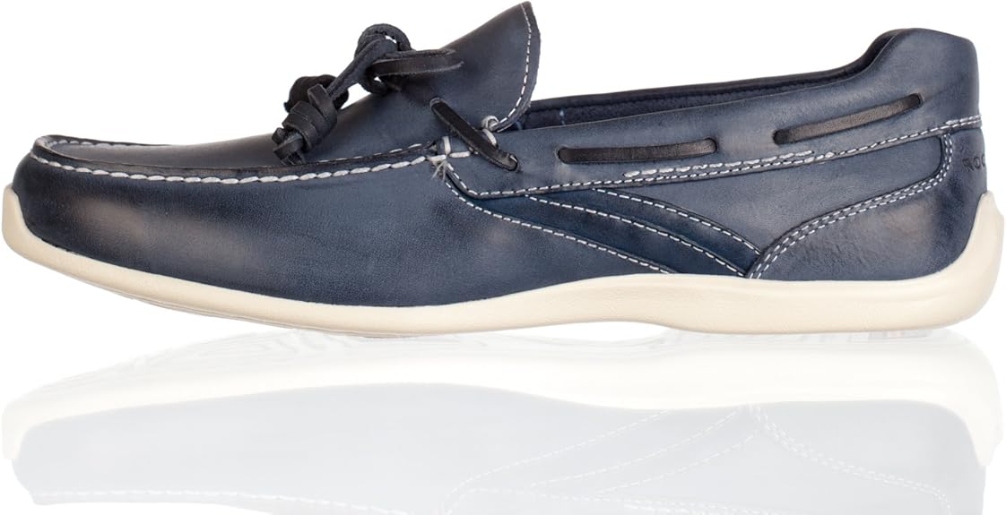 rockport navy shoes