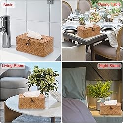 Sumnacon Tissue Box Cover Rectangle Tissue Box