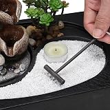 BTGGG Buddha Water Fountain LED Lights Tabletop Indoor Outdoor 29x21x22cm view 4