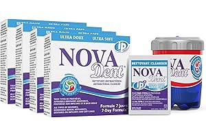 Novadent Dentures Cleaner – For Denture on implants, Denture soft liner and Orthodontic appliance without soldering - 1 Year 