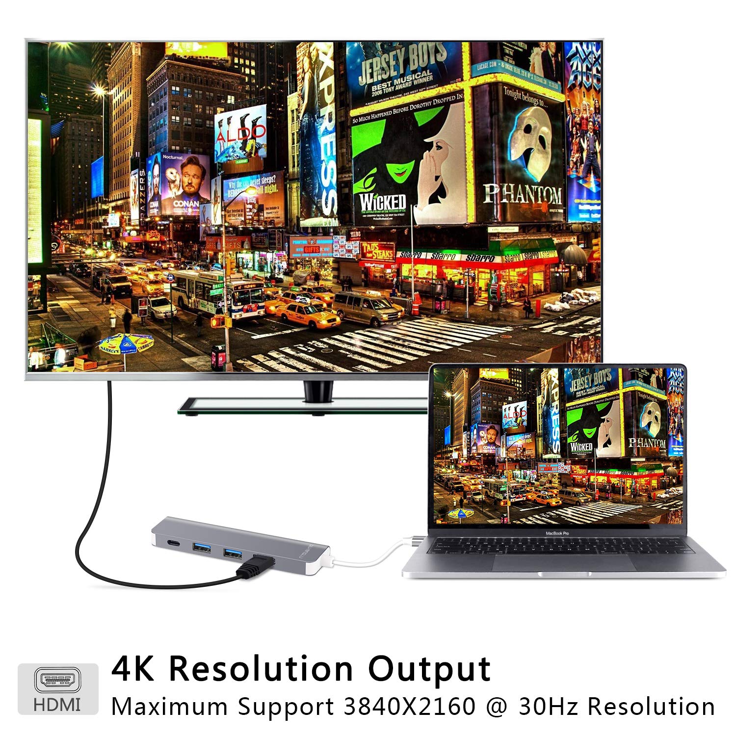 USB C HUB HDMI 4K Samsung Dex Station for for Galaxy S9/S8/Note 9/8,Nintendo Switch Adapter with 2 USB 3.0,PD for MacBook Pro& More