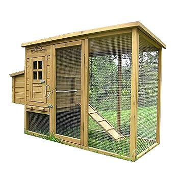 Pets Imperial Wentworth Large Chicken Coop Hen Ark House Poultry Run Nest Box Rabbit Hutch Suitable For Up To 4 Birds Integrated Run Cleaning