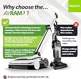 Gtech AirRam AR50 Cordless Vacuum White Black 0.7 L 22V Battery view 2