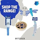Rosewood Battersea Pounce Balls Cat Toy - Blue, 12cm x 10cm, Catnip view 6
