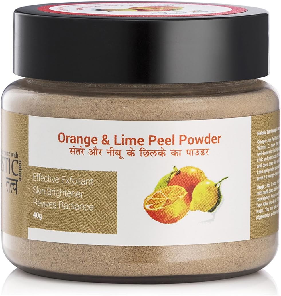 Holistic Tatv Peel Powder for Deep Exfoliation and Instant Glow (Orange and Lime)