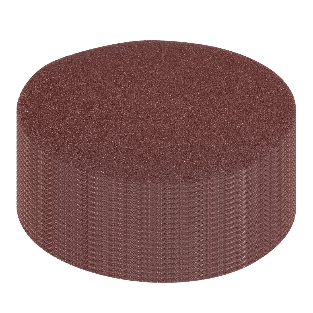 sourcingmap 20Pcs 7 Inch Hook and Loop Sanding Disc 60 Grits Flocking Sandpaper for Random Orbit Sander