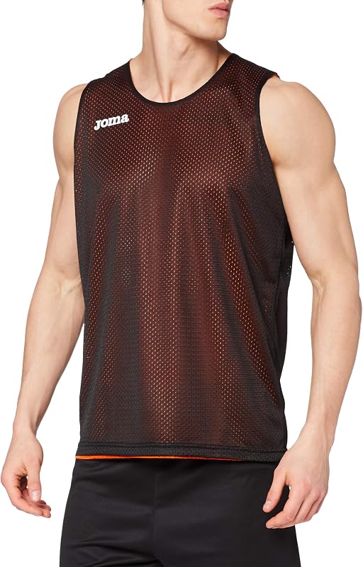 Aro Basketball Reversibil T-Shirt, Herren, Orange-Schwarz, M