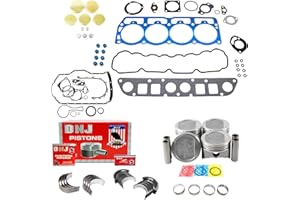 DNJ EK1121A Engine Rebuild Kit for 1994-1995 Jeep Cherokee Wrangler 2.5L L4 8V OHV 150cid