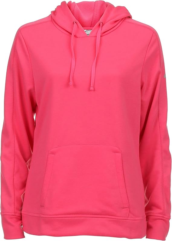 Amazon Asics プルオーバーパーカー レディース フクシアパープル トレーナー パーカー 通販