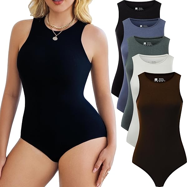 Amazon.com: Cyanstyle Womens 3 Piece Bodysuits Sexy