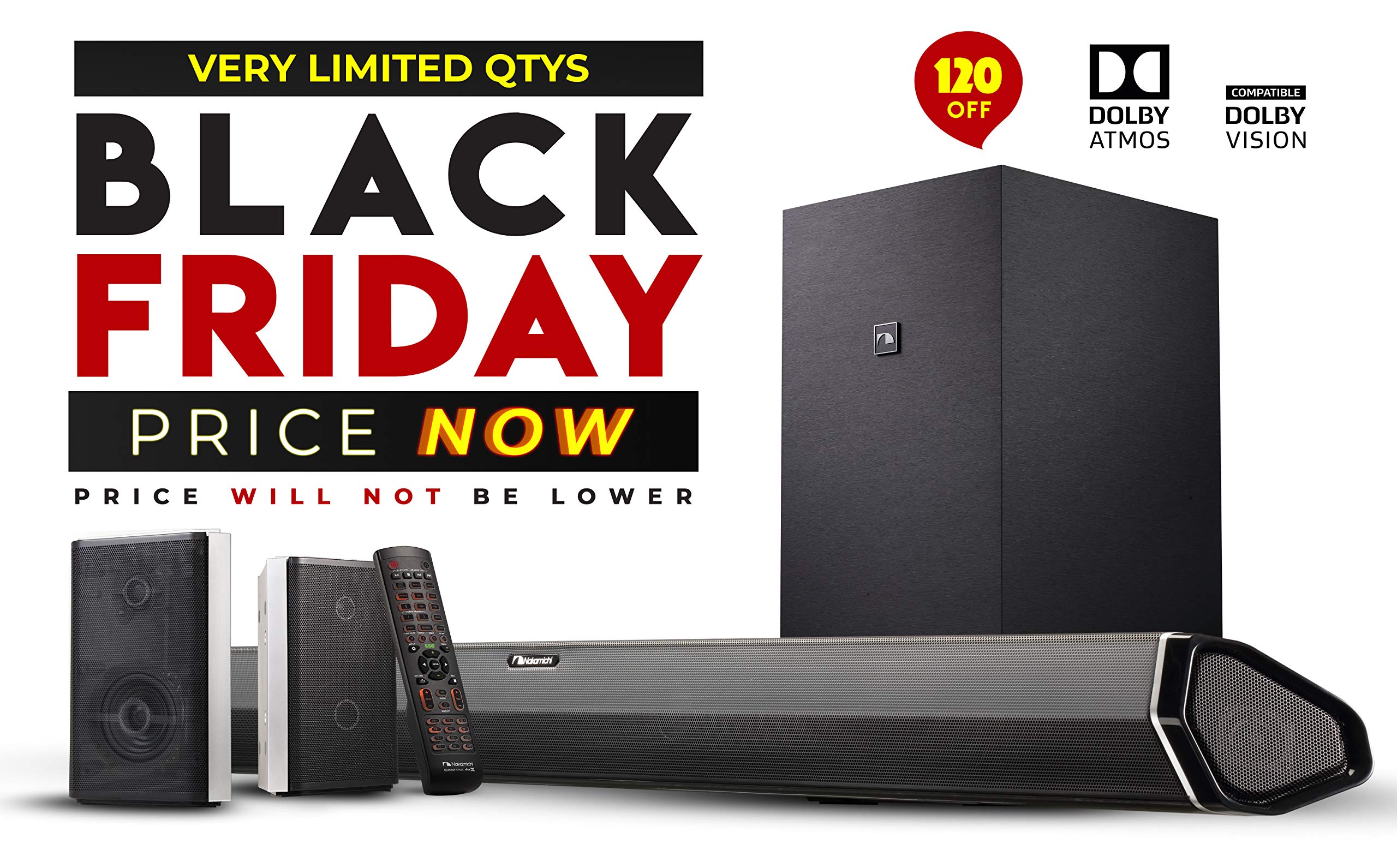 Nakamichi Sound Bar Nakamichi Shockwafe Ultra Channel Dolby