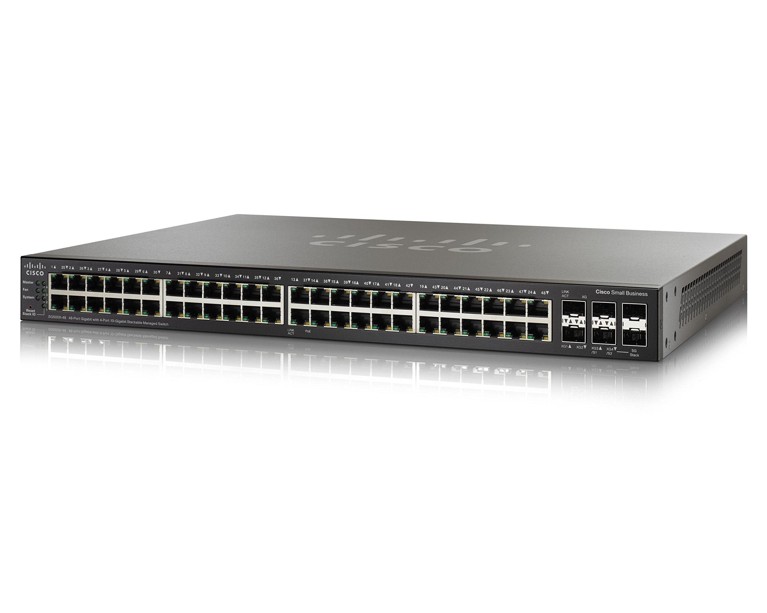 Cisco SG500X-48-K9-G5 Small Business 500 Series Stackable Managed Switch