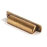 khtumeware 10 Pack 3" Drawer Pulls Antique Brass