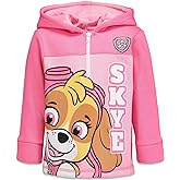 Nickelodeon Skye Girls Fleece Half Zip Hoodie Toddler to Big Kid