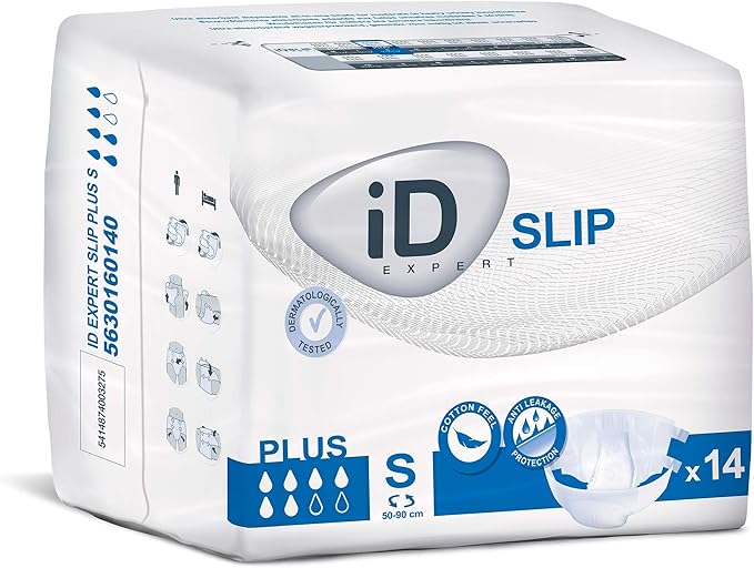 iD Expert Slip Incontinence Pads, Fast Absorbing Disposable
