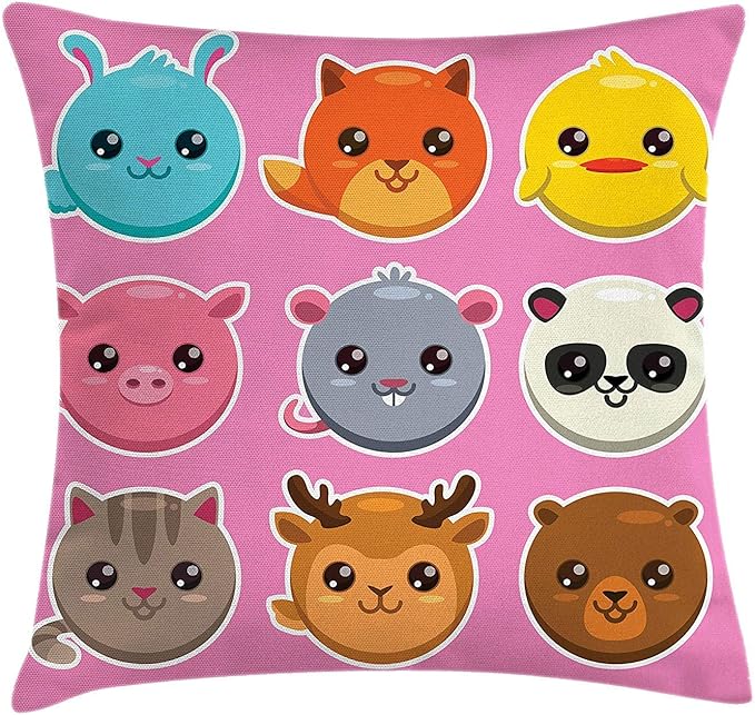 shizh Funda de cojín Almohada Zoológico, Animales, patrón, Panda, ratón