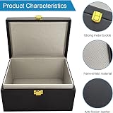 Jsdoin Keyless Entry Car Key Faraday Box with Pouch Shielding Fiber 6-8 Keys view 3