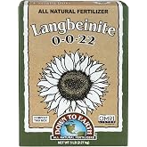 Down To Earth All Natural Fertilizers Organic Langbeinite - 0-0-22, 5 lb | Potassium Magnesium Sulfate (K-Mag), Granular Plant Food, Garden Vegetables, Fruit Trees, Shrubs