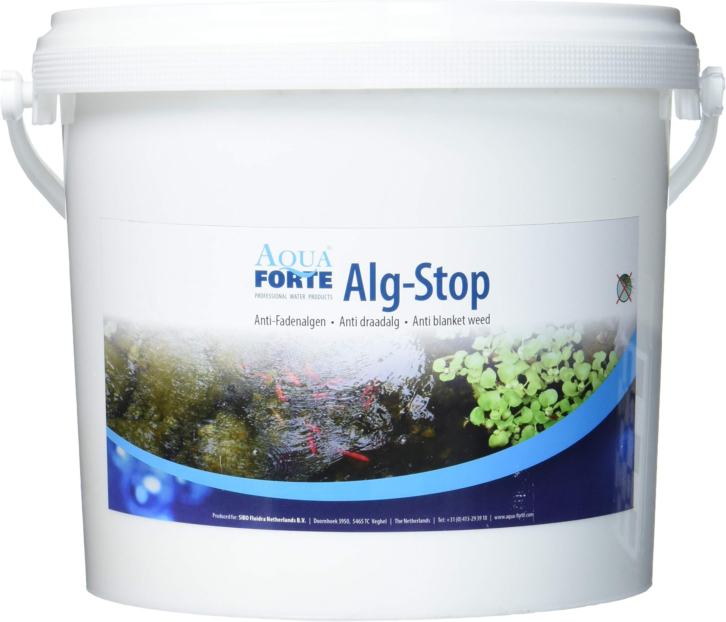 AquaForte Liquid Alg-Stop 5 kg Anti-Blanket Weed, White, 5 kg