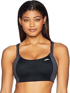 Brooks Womens Fiona Mediumimpact Adjustable Sports Bra Bdd Moving Comfort Black 42d Click Image For More Detail Black Sports Bra Sports Bra Moving Comfort