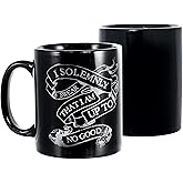 Harry Potter Heat Changing Ceramic Coffee Mug, 11oz - I Solemnly Swear That I Am Up To No Good - Officially Licensed - Marauder's Map Design Reveals w/Heat - Book Movie Gift for Kids, Teens, Adults