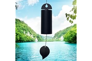 Deep Resonance Serenity Bell Large Wind Chimes for Outside Deep Tone Garden Bells Wind Chimes 528 Hz Low Pitch Wind Bell 30 i