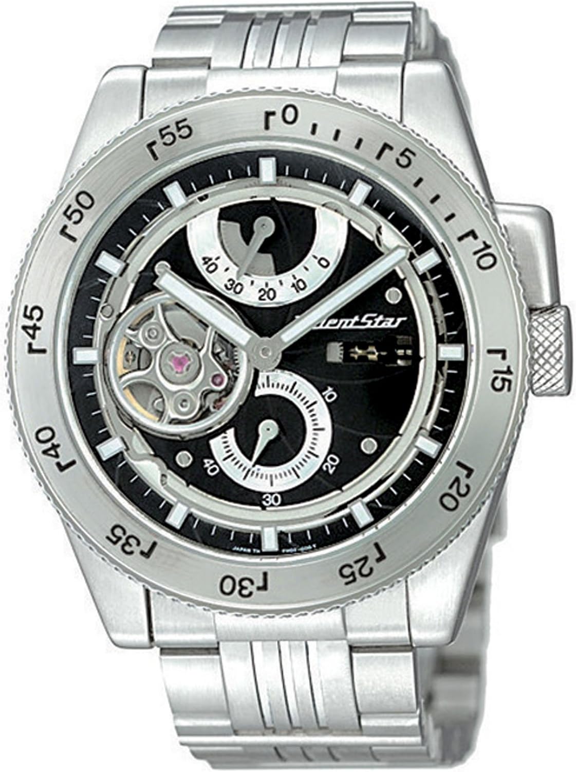 mens black automatic watch