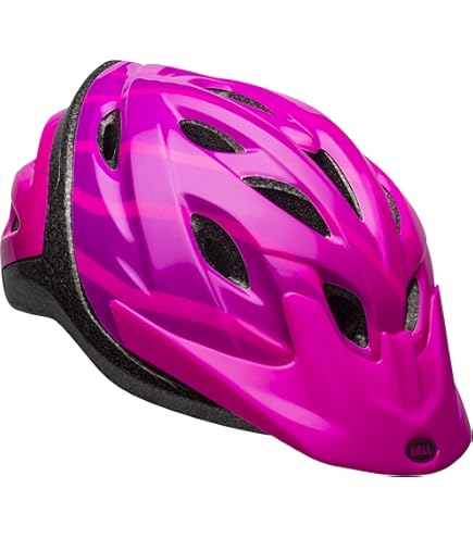 Bell Sports Connect Youth Bicycle Hard Shell Helmet, Pink, Age 8 -14 : Sports & Outdoors