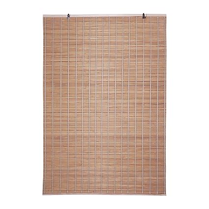 Kurtzy Bamboo Curtain Door Window Shades 180cm x 120cm Protective Screen-Beige