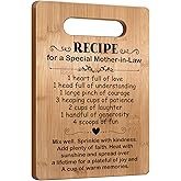 Popular Birthday Gifts for Mother in Law, Cutting Board Gift for Mother-in-Law, Cute Mother in Law Gifts from Daughter in Law, Mothers Day Gift for Mother in Law