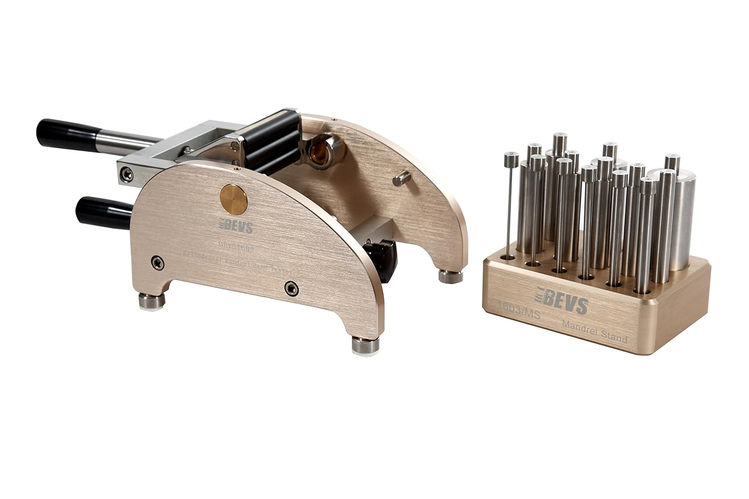 BEVS 1603A Cylindrical Mandrel Bend Tester w/Mandrel Stand (fits
