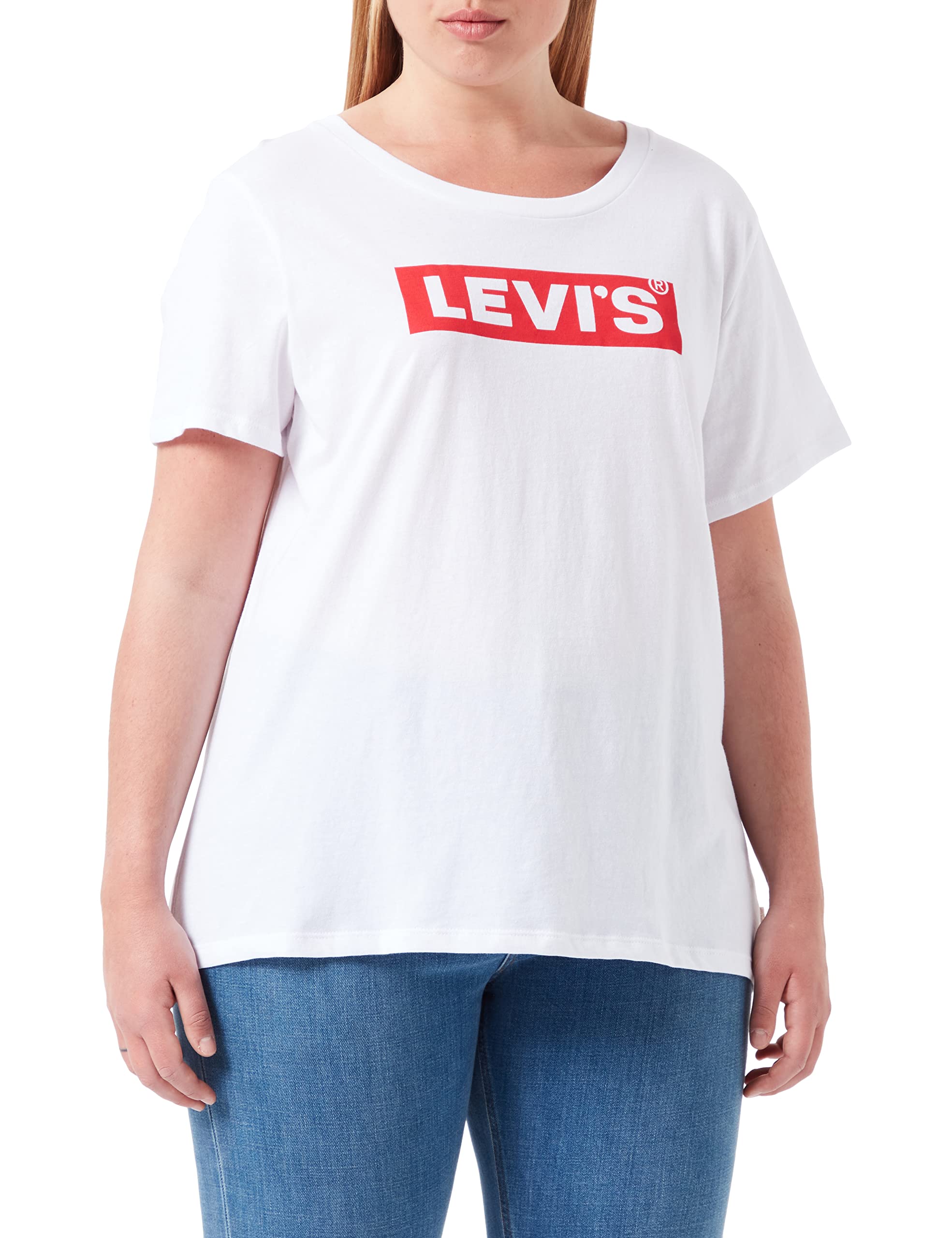 Levi's Women's Plus Size Perfect Tee T-Shirt, Logo Print