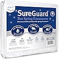 Full XL SureGuard Box Spring Encasement - 100% Waterproof, Bed Bug Proof, Hypoallergenic - Premium Zippered Six-Sided Cover